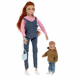 Кукла София беременная с сыном, 29 см (Карапуз, 66308R6-S-BB (24))